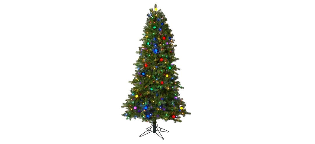 6.5ft. Pre-Lit Montana Mountain Fir Artificial Christmas Tree