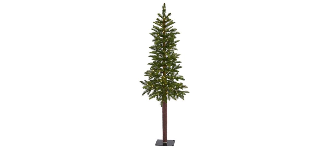 140133970 5ft. Pre-Lit Alaskan Alpine Artificial Christmas T sku 140133970