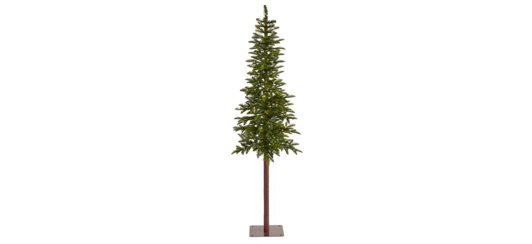 140133990 7ft. Pre-Lit Alaskan Alpine Artificial Christmas T sku 140133990