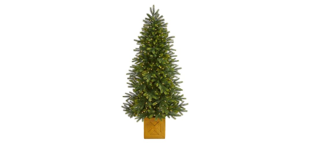 6ft. Pre-Lit Manchester Fir Artificial Christmas Tree