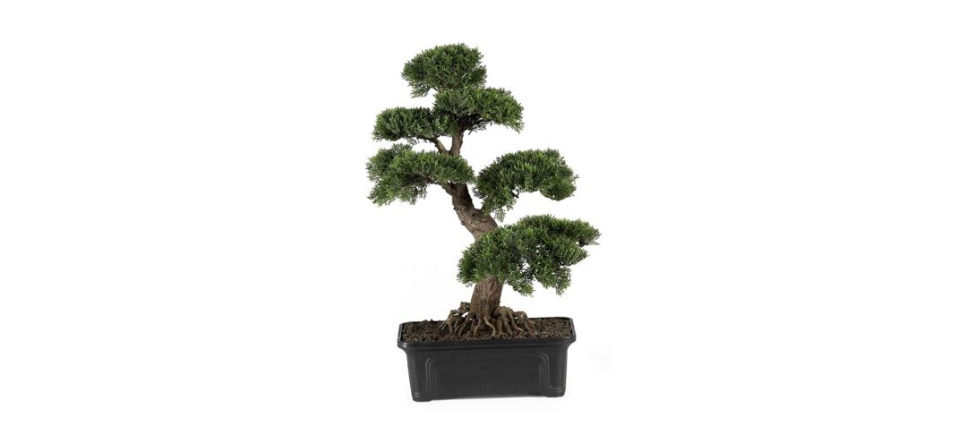 Cedar Bonsai Silk Artificial Plant