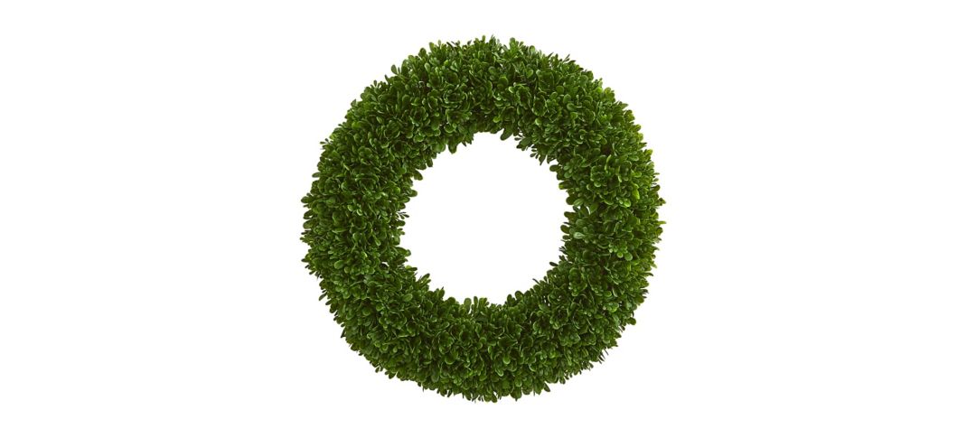 Tea Leaf Artificial Wreath UV Resistant (Indoor/Outdoor)
