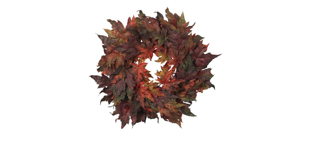 30in. Maple Leaf Wreath