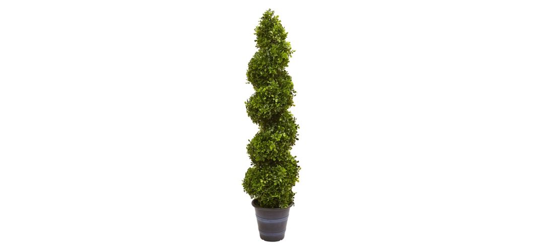 140154750 Boxwood Spiral Topiary with Planter (Indoor/Outdoo sku 140154750