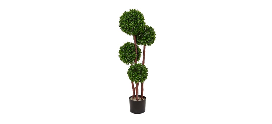 140154860 3ft. Boxwood Topiary Artificial Tree UV Resistant  sku 140154860