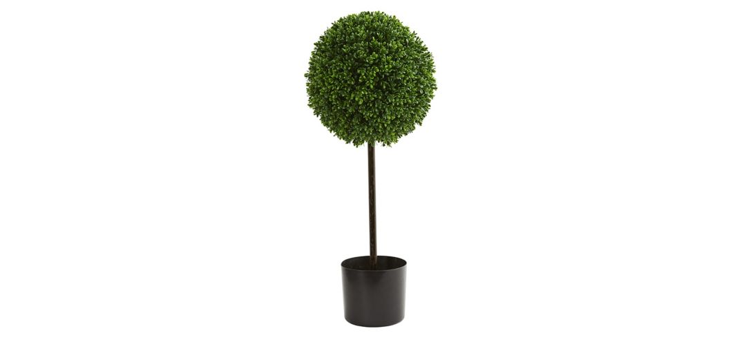 2.5ft. Boxwood Ball Artificial Topiary Tree (Indoor/Outdoor)