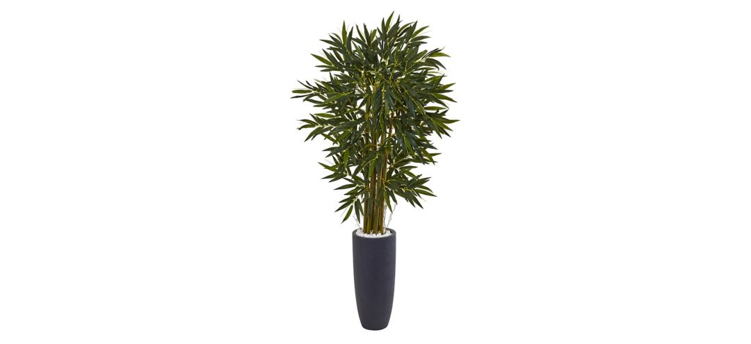 6.5ft. Bamboo Artificial Tree in Planter