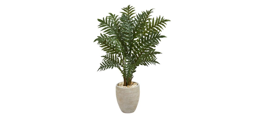 4ft. Evergreen Artificial Plant in Scrape Finish Planter