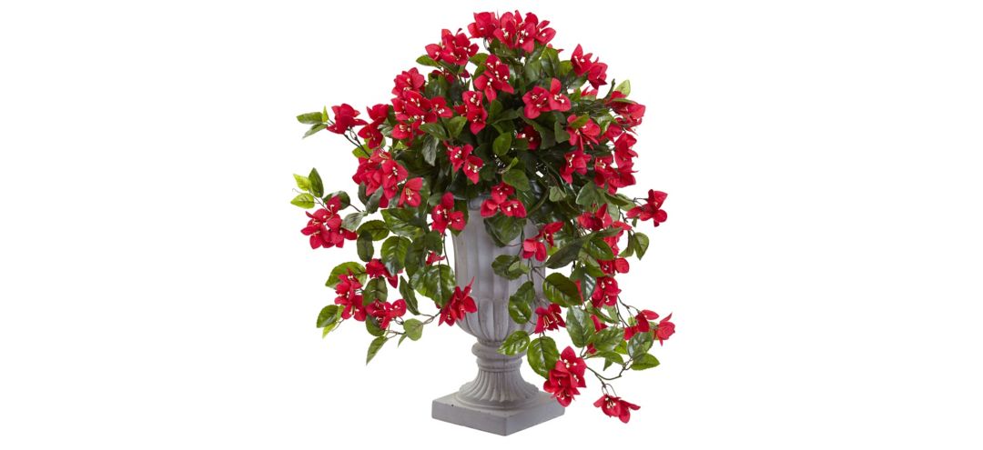 140168390 Bougainvillea Flowering Silk Plant with Decorative sku 140168390