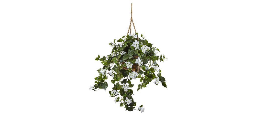 Bougainvillea Artificial Hanging Basket