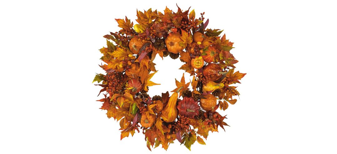 28in. Harvest Wreath