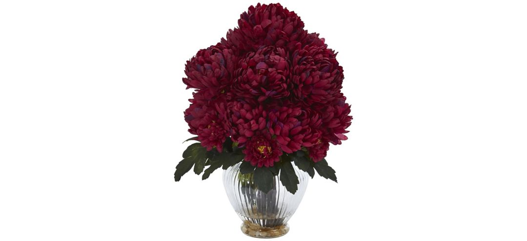 140170280 Mum Artificial Arrangement in Vase sku 140170280