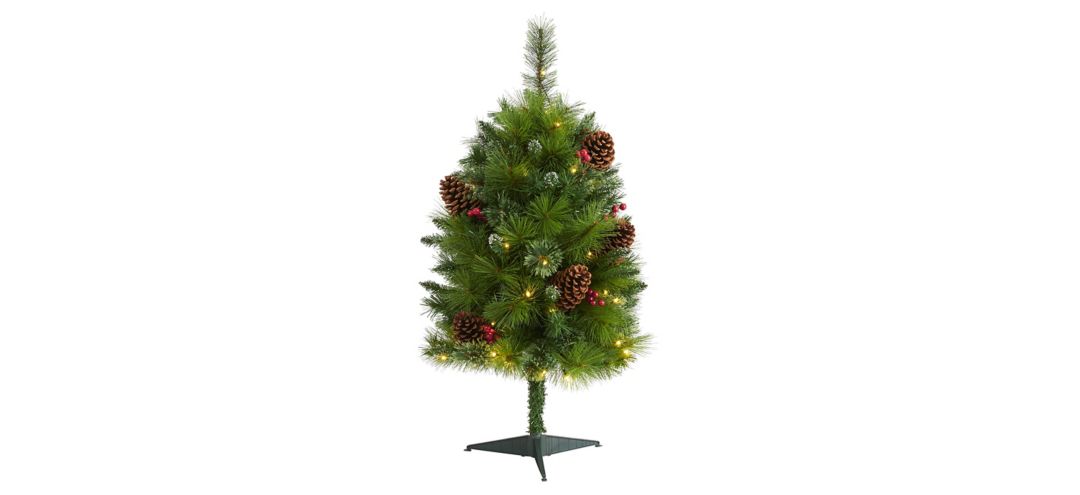 3ft. Pre-Lit Montana Mixed Pine Artificial Christmas Tree