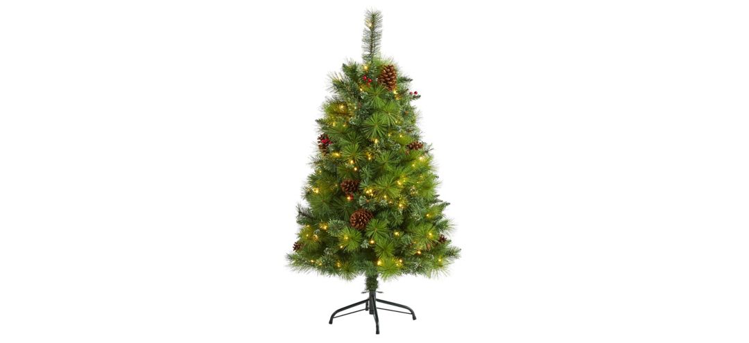 4ft. Pre-Lit Montana Mixed Pine Artificial Christmas Tree