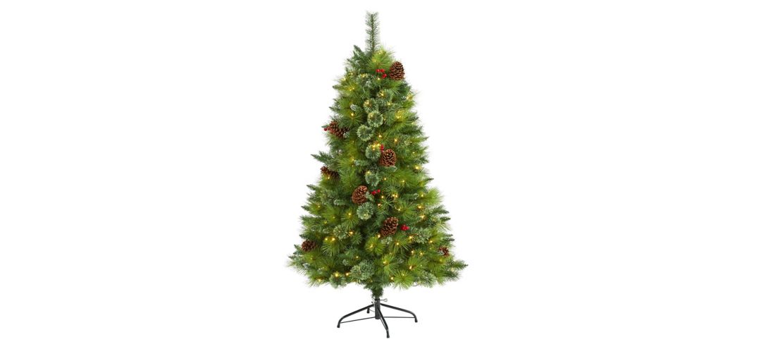 5ft. Pre-Lit Montana Mixed Pine Artificial Christmas Tree