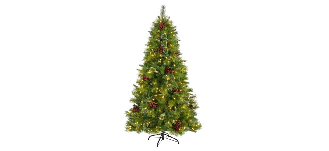 6ft. Pre-Lit Montana Mixed Pine Artificial Christmas Tree