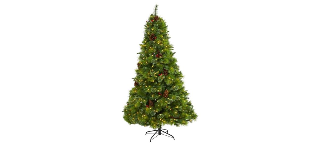 7ft. Pre-Lit Montana Mixed Pine Artificial Christmas Tree