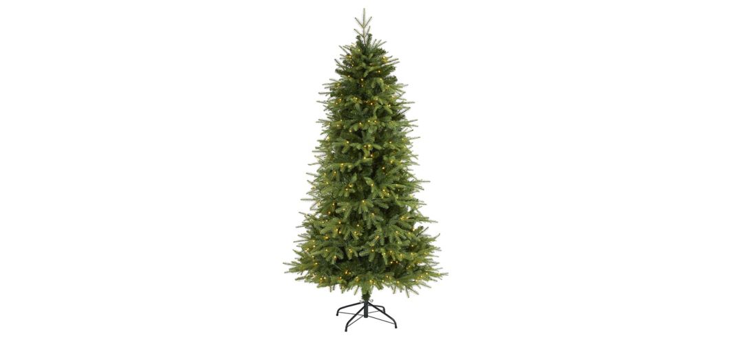 "6ft. Pre-Lit Vancouver Fir ""Natural Look"" Artificial Christmas Tree"