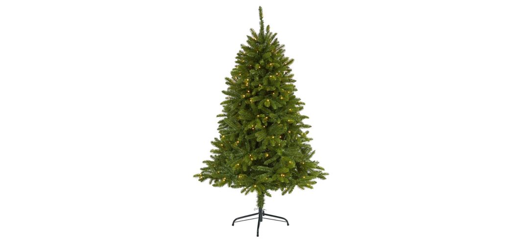 5ft. Pre-Lit Sierra Spruce Natural Look Artificial Christmas Tree