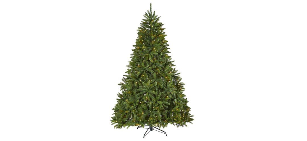 7ft. Pre-Lit Sierra Spruce Natural Look Artificial Christmas Tree