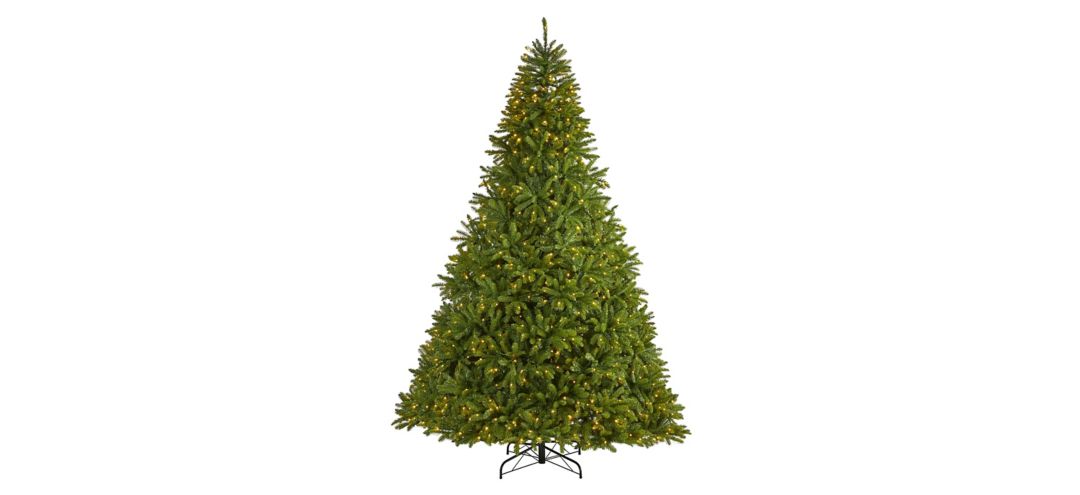 9ft. Pre-Lit Sierra Spruce Natural Look Artificial Christmas Tree