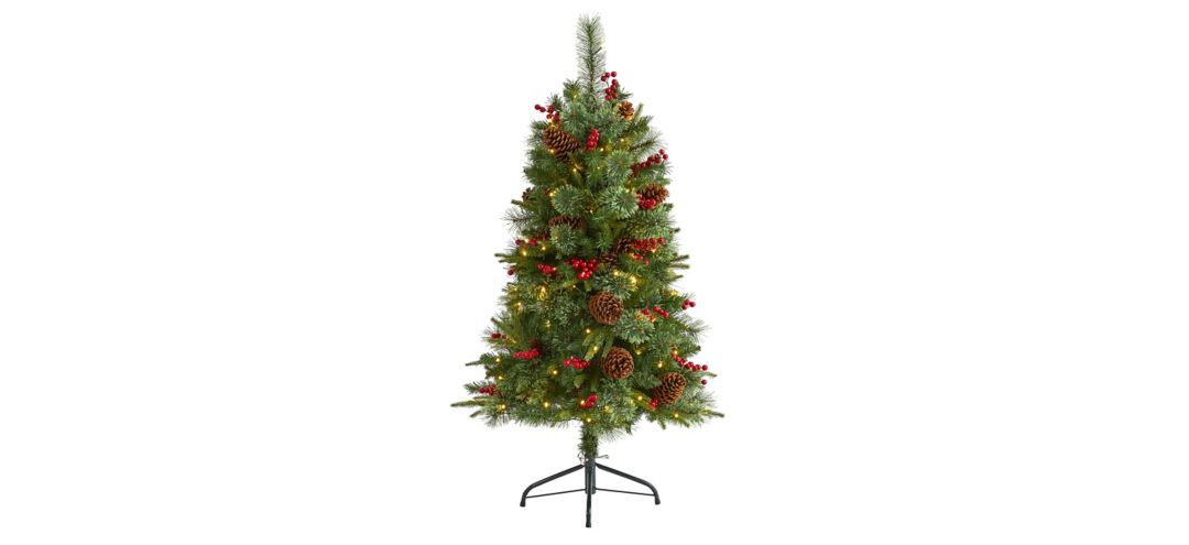 140193520 4ft. Pre-Lit Norway Mixed Pine Artificial Christma sku 140193520