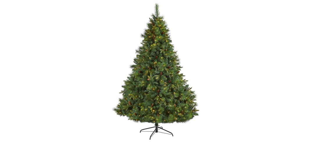 7ft. Pre-Lit West Virginia Full Bodied Mixed Pine Artificial Christmas Tree