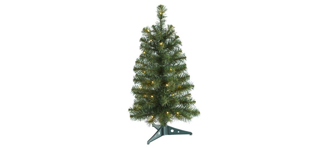 2ft. Pre-Lit Artificial Christmas Tree