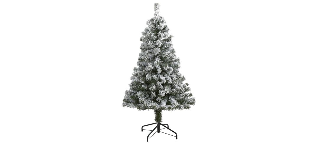 4ft. Flocked West Virginia Fir Artificial Christmas Tree
