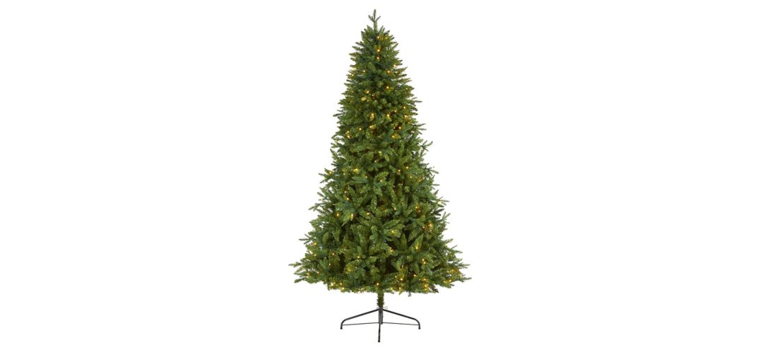 7ft. Pre-Lit New Hampshire Fir Artificial Christmas Tree