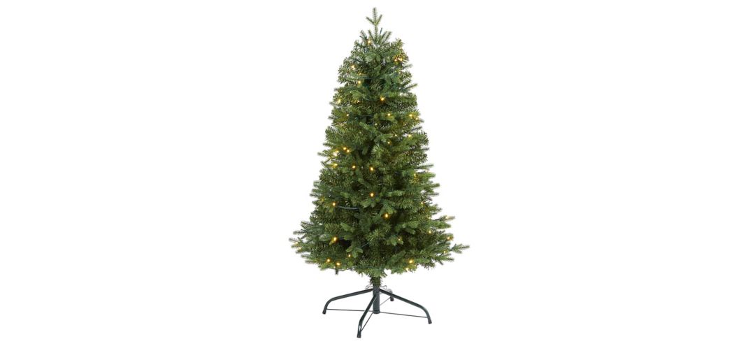 4ft. Pre-Lit Vermont Fir Artificial Christmas Tree