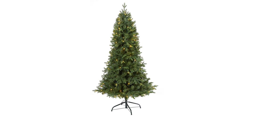 5ft. Pre-Lit Vermont Fir Artificial Christmas Tree