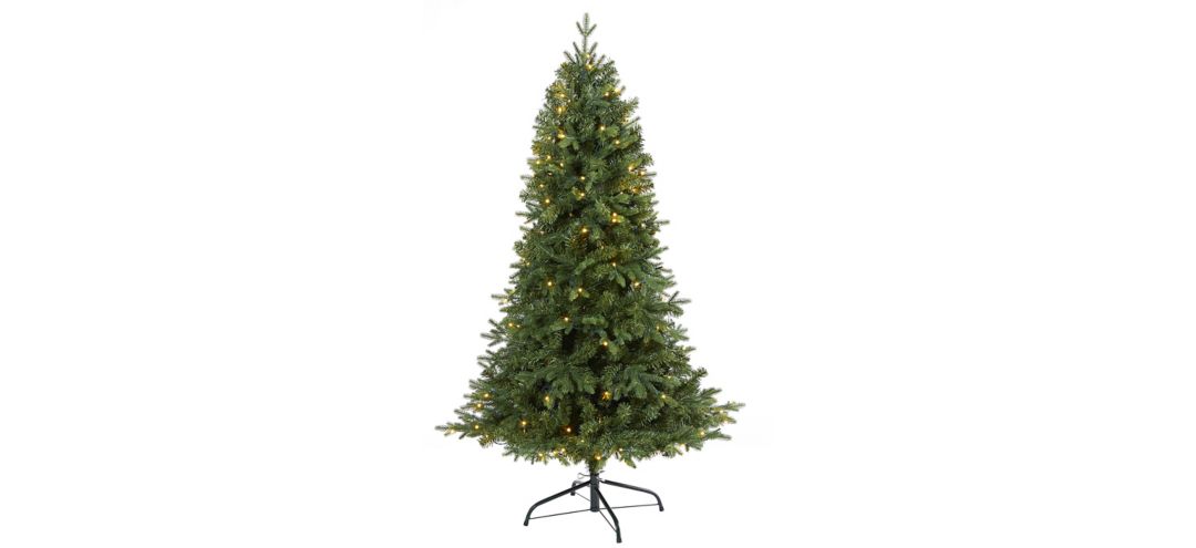 140194560 5ft. Pre-Lit Vermont Fir Artificial Christmas Tree sku 140194560