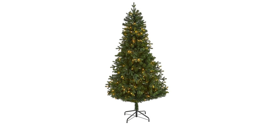 140194570 6ft. Pre-Lit Vermont Fir Artificial Christmas Tree sku 140194570