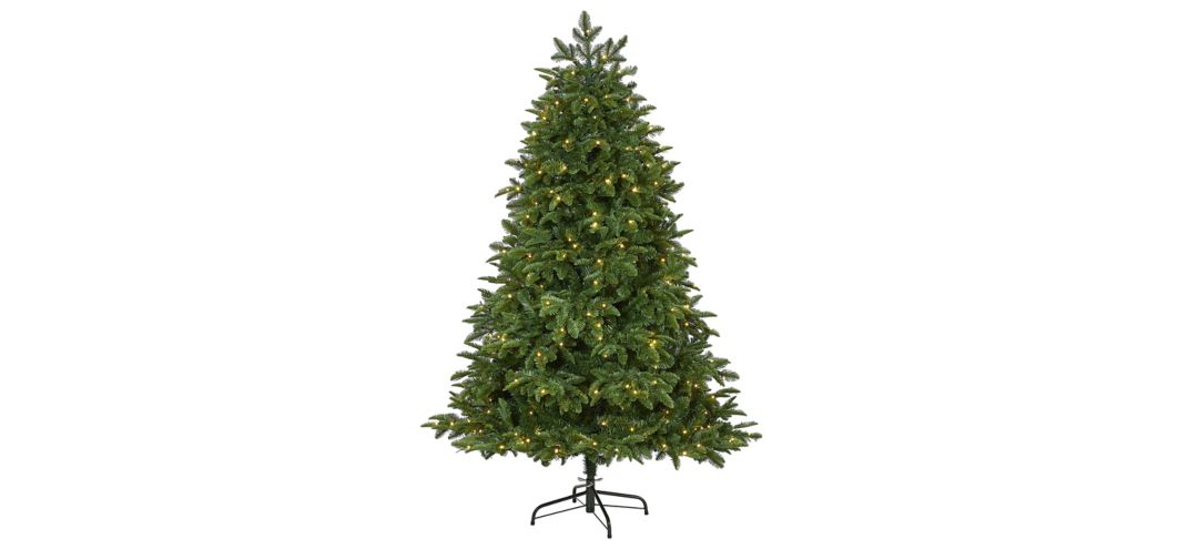 6ft. Pre-Lit Wyoming Fir Artificial Christmas Tree