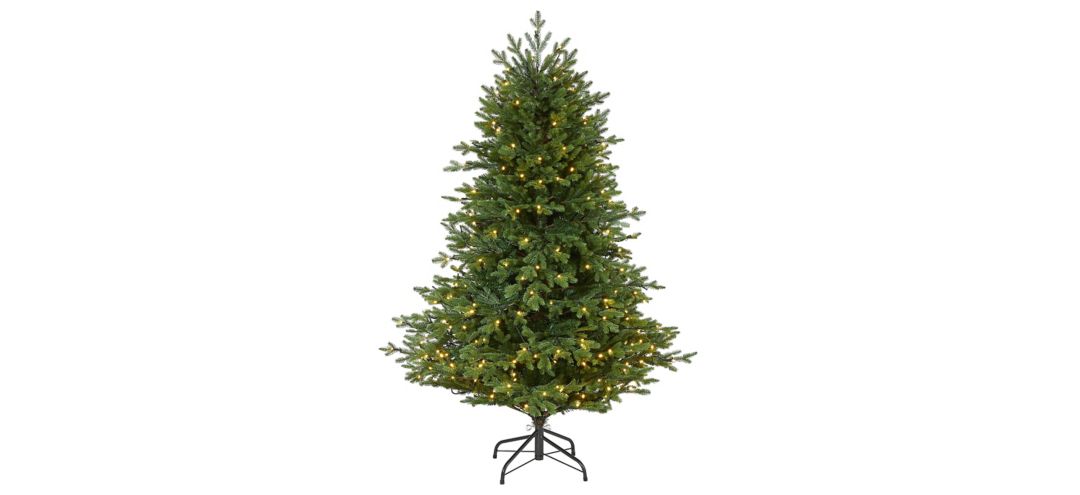 140194720 5ft. Pre-Lit Wyoming Spruce Artificial Christmas T sku 140194720