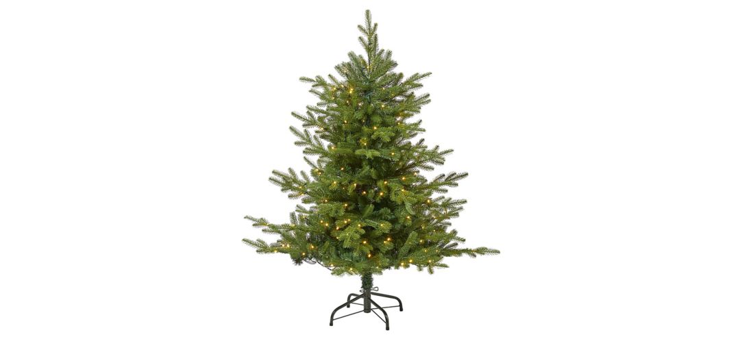 140194750 4ft. Pre-Lit Swedish Fir Artificial Christmas Tree sku 140194750