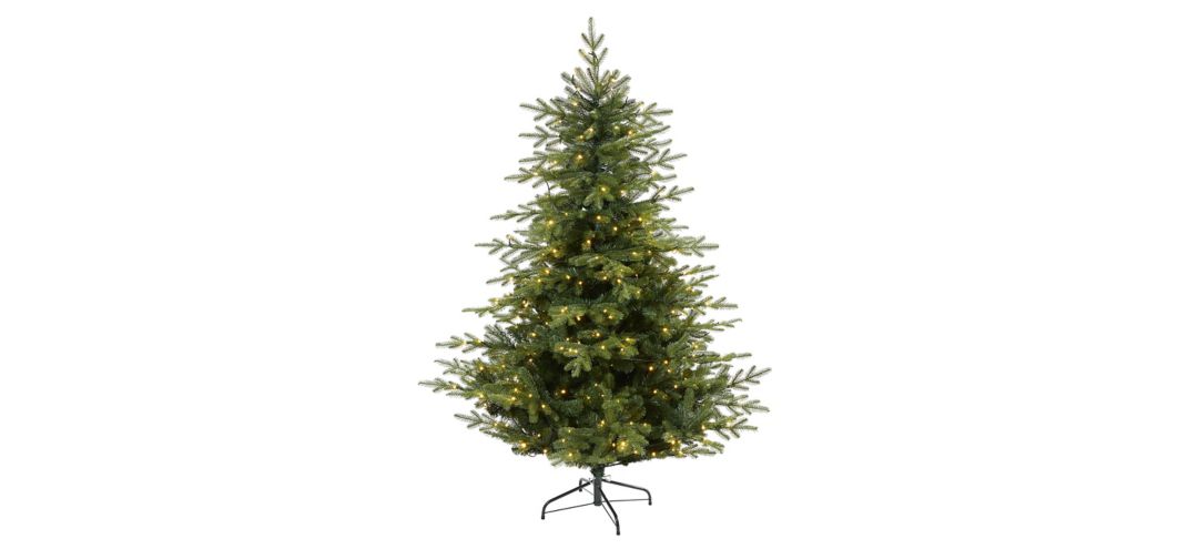 140194760 6ft. Pre-Lit Swedish Fir Artificial Christmas Tree sku 140194760