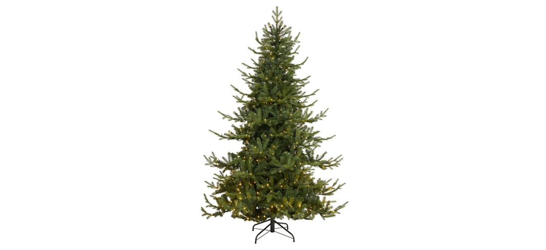 140194770 7ft. Pre-Lit Swedish Fir Artificial Christmas Tree sku 140194770