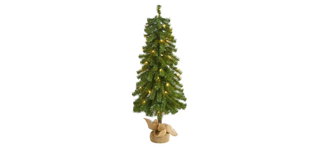 140194810 3ft. Pre-Lit Alpine Artificial Christmas Tree w/ B sku 140194810