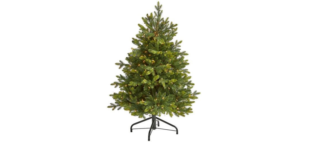 140325290 4ft. Pre-Lit North Carolina Fir Artificial Christm sku 140325290