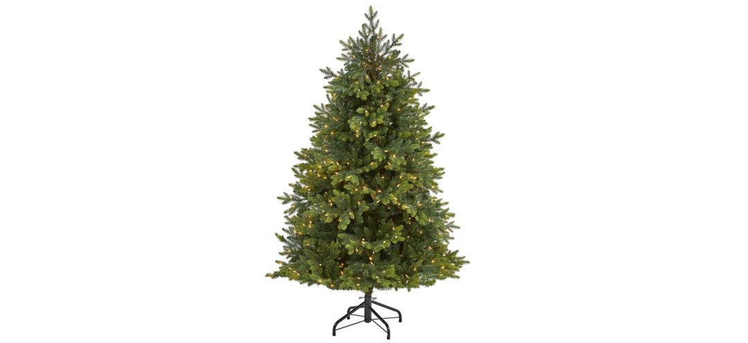 6ft. Pre-Lit North Carolina Fir Artificial Christmas Tree