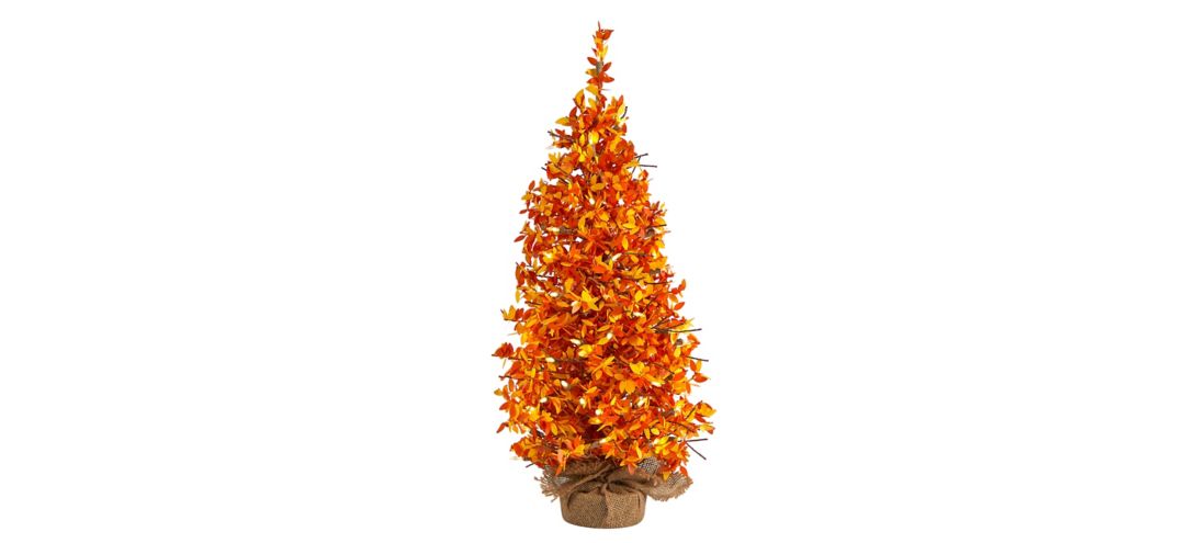 140327140 2 Pre-Lit Harvest Artificial Tree in Burlap Base sku 140327140