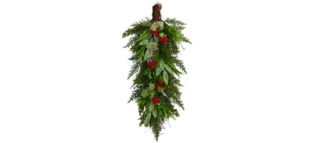"30"" Holiday Foliage Artificial Swag"
