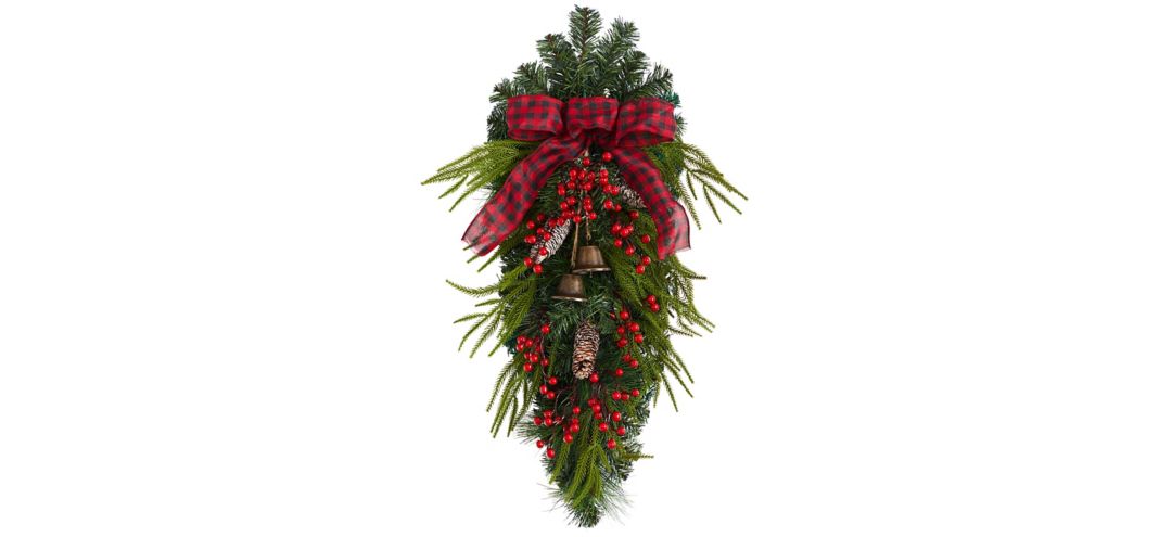"24"" Holiday Foliage Artificial Swag"