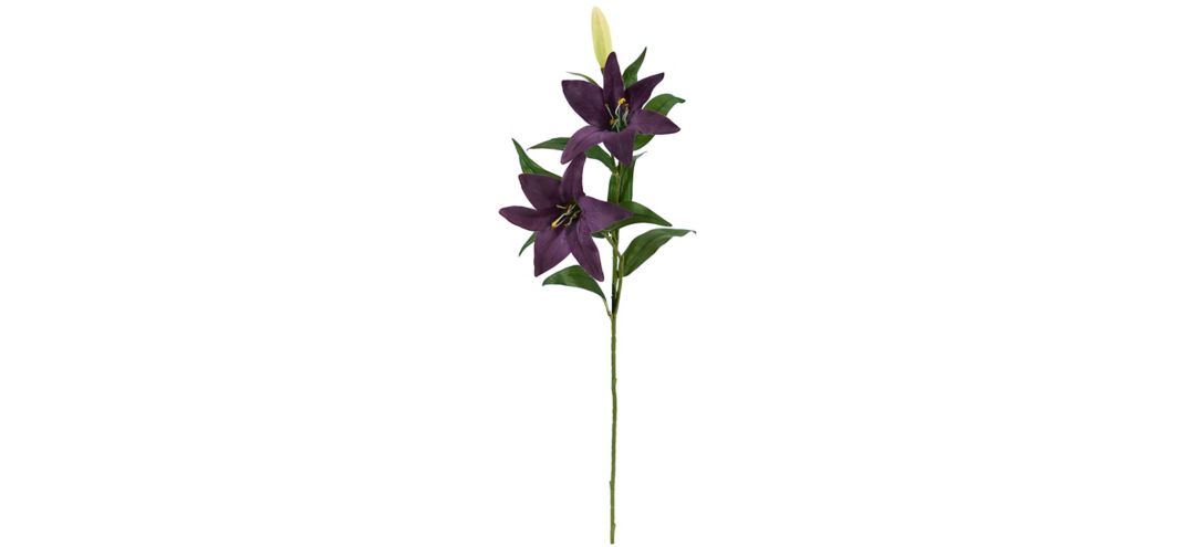 "26.5"" Lily Artificial Flower Set of 12"
