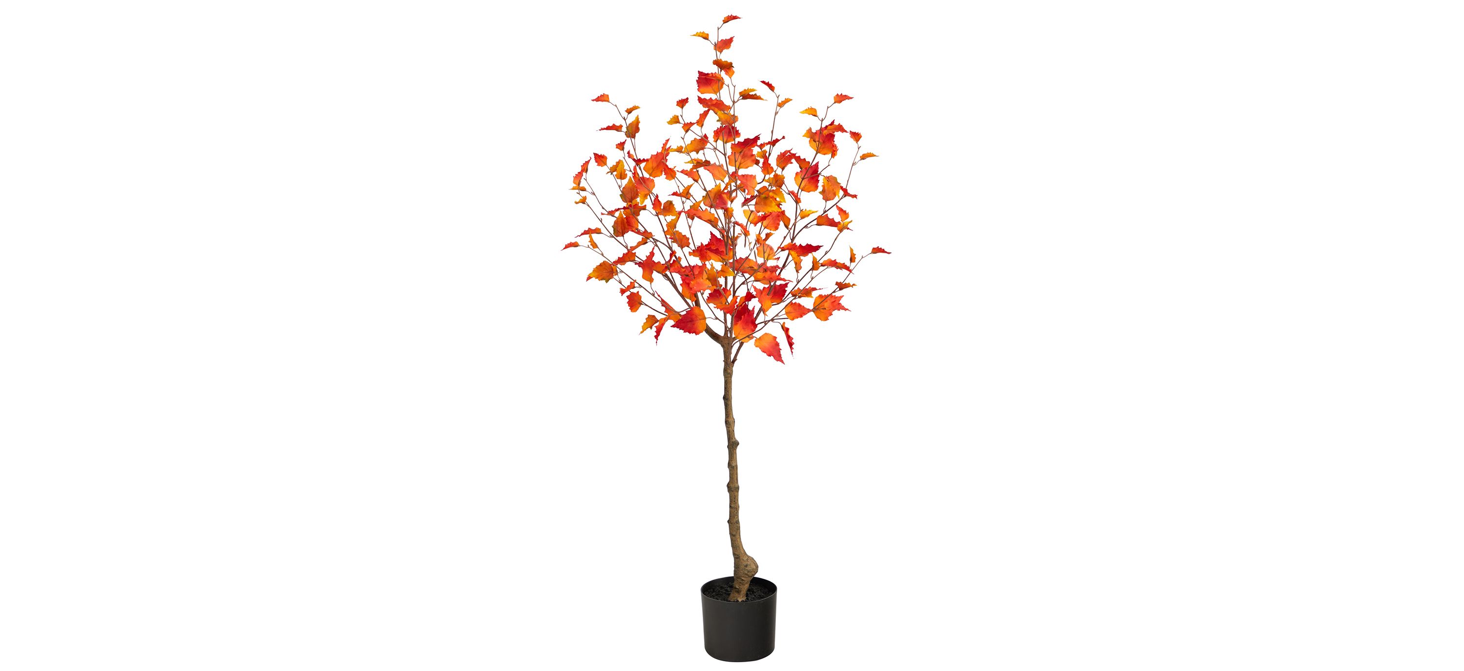 4 Autumn Birch Artificial Tree