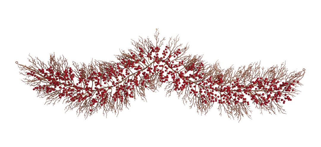 Adak 6ft Red Berry Garland