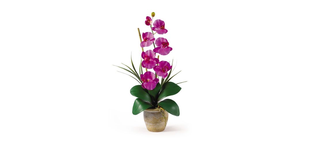 141101601 Phalaenopsis Silk Orchid Flower Artificial Arrange sku 141101601