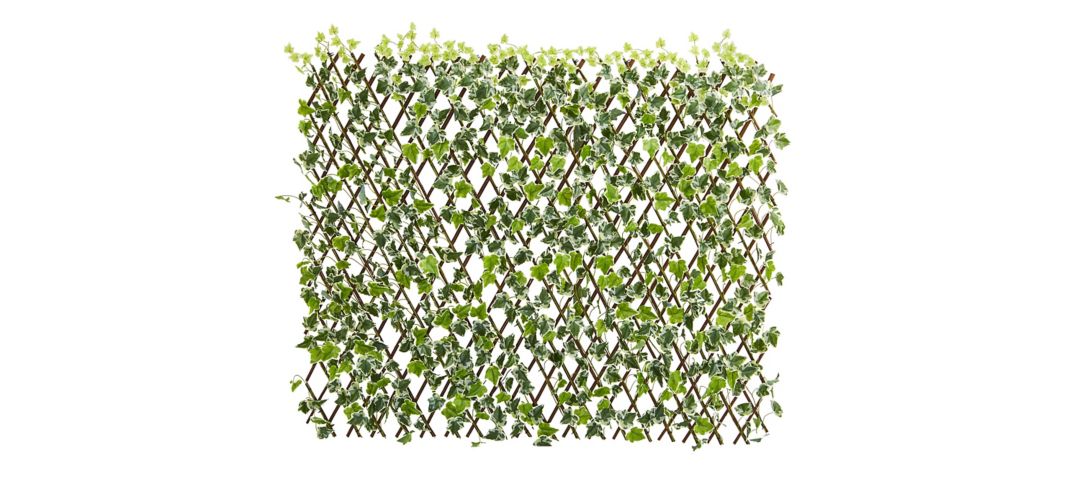 39in. English Ivy Artificial Expandable Fence UV Resistant & Waterproof